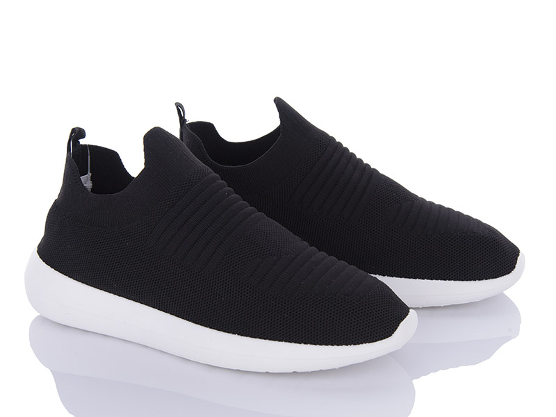 Кроссовки Violeta (36-41) 4-480 black (лето)