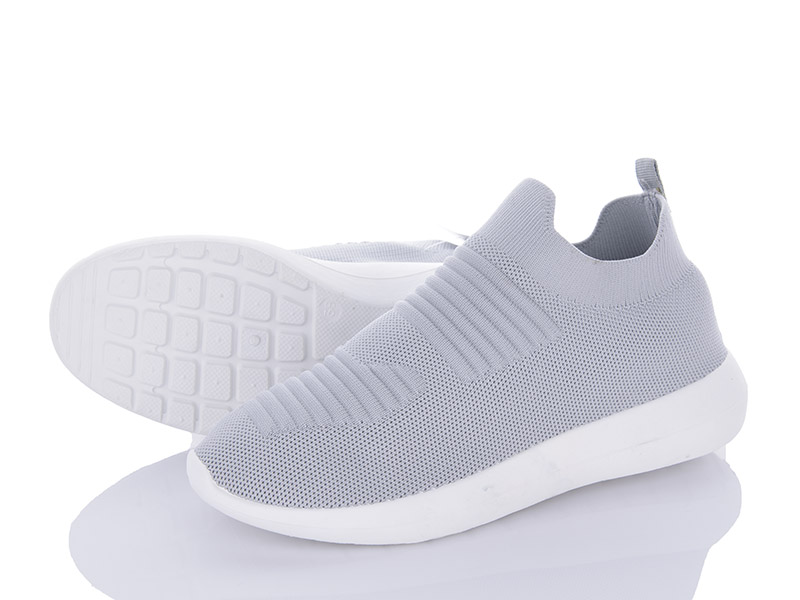 Кроссовки Violeta (36-41) 4-480 l.grey (лето)