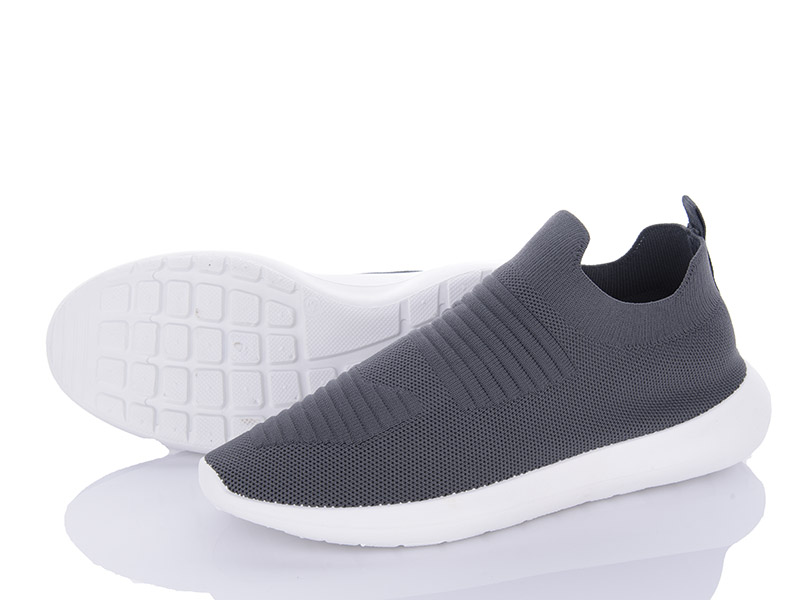 Кроссовки Violeta (40-45) 4-481 d.grey (лето)