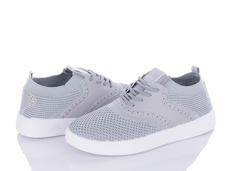 Кроссовки Violeta (36-41) 20-969 grey (лето)