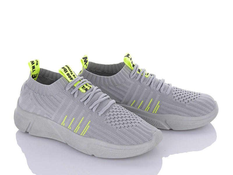 Кроссовки Violeta (36-41) 185-1 grey (лето)