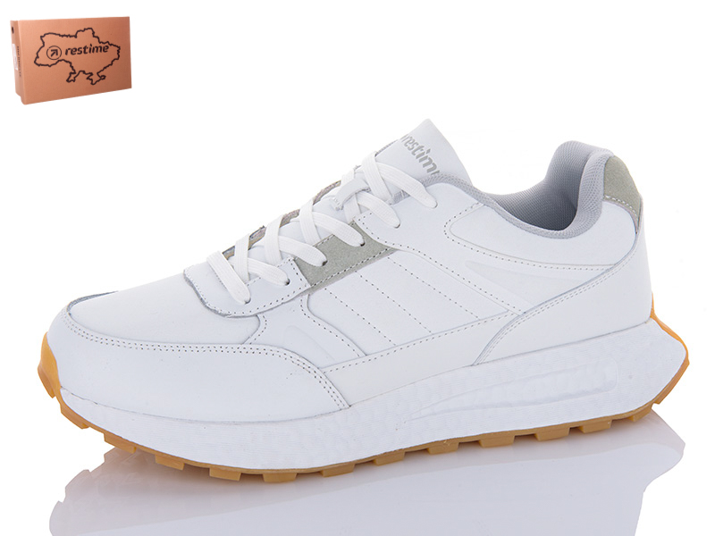 Кроссовки Restime (41-46) YMO23201 white (деми)