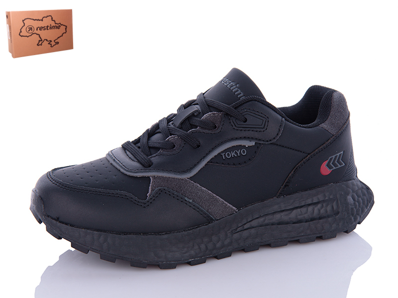 Кроссовки Restime (36-41) YWO23206 black (деми)