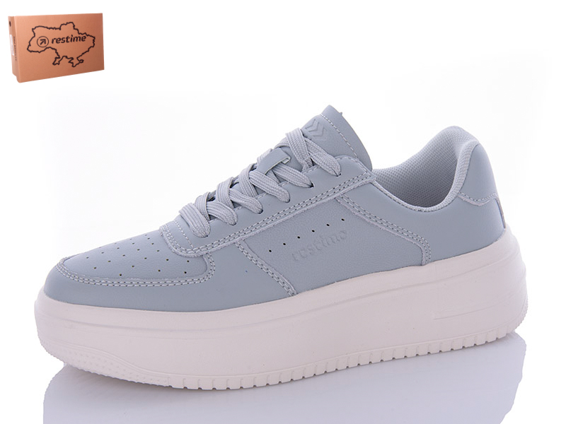 Кроссовки Restime (36-41) HWB24067 grey (деми)