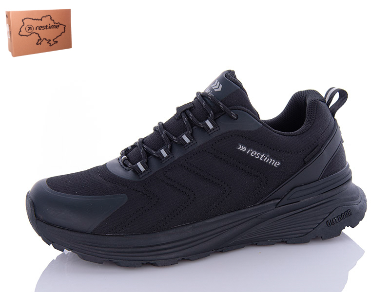 Кроссовки Restime (41-45) TMB24094 black (деми)