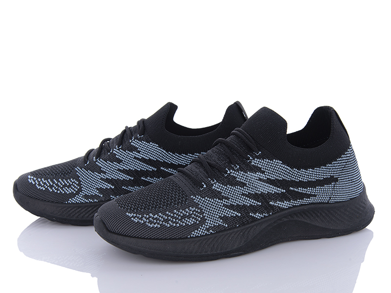 Кроссовки Violeta (36-41) 149-47 black (лето)
