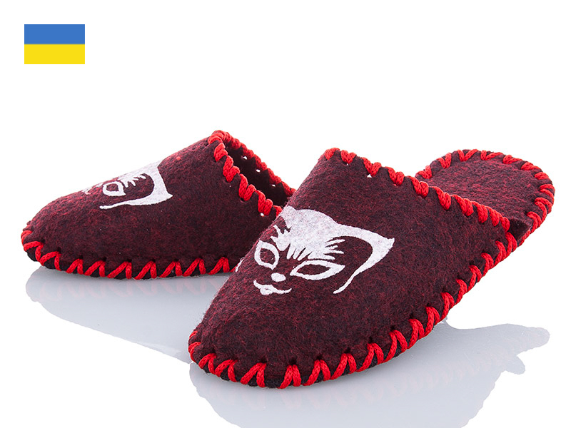 Тапочки Active (36-41) 249W бордо (деми)