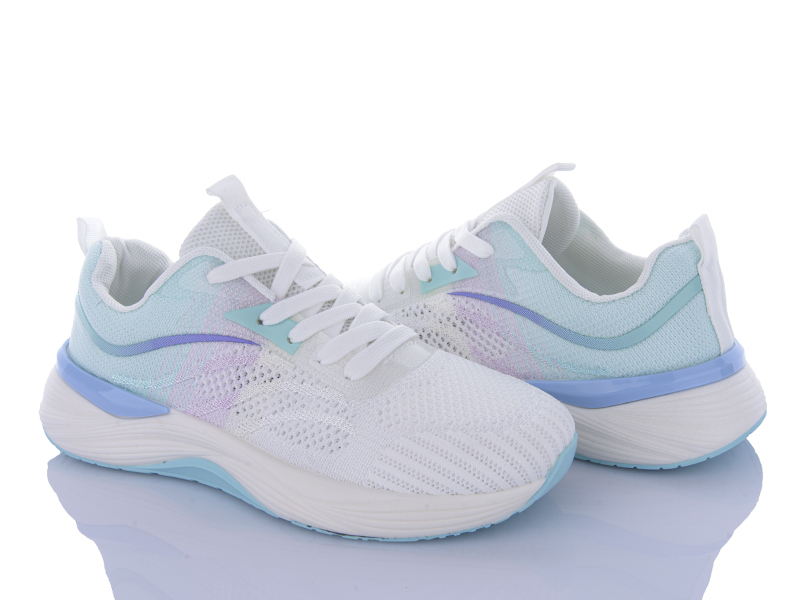 Кроссовки Violeta (36-41) 149-59 white-purple (деми)