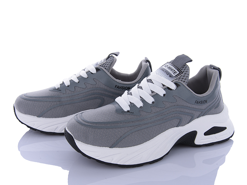 Кроссовки Violeta (36-41) 149-62 d.grey (деми)