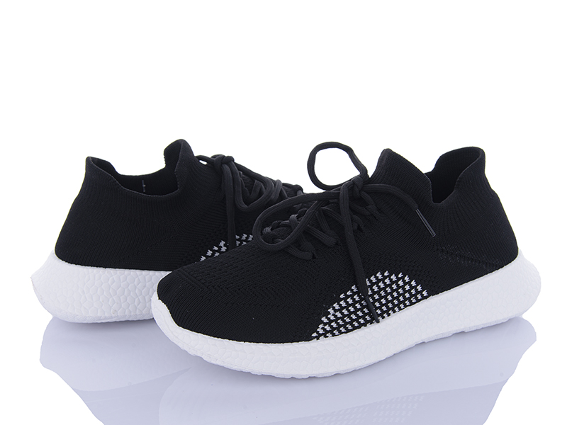 Кроссовки Violeta (36-40) 176-41 black (лето)