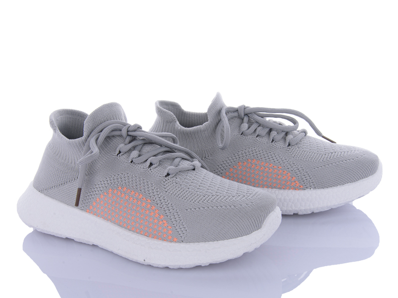 Кроссовки Violeta (36-40) 176-41 grey (лето)
