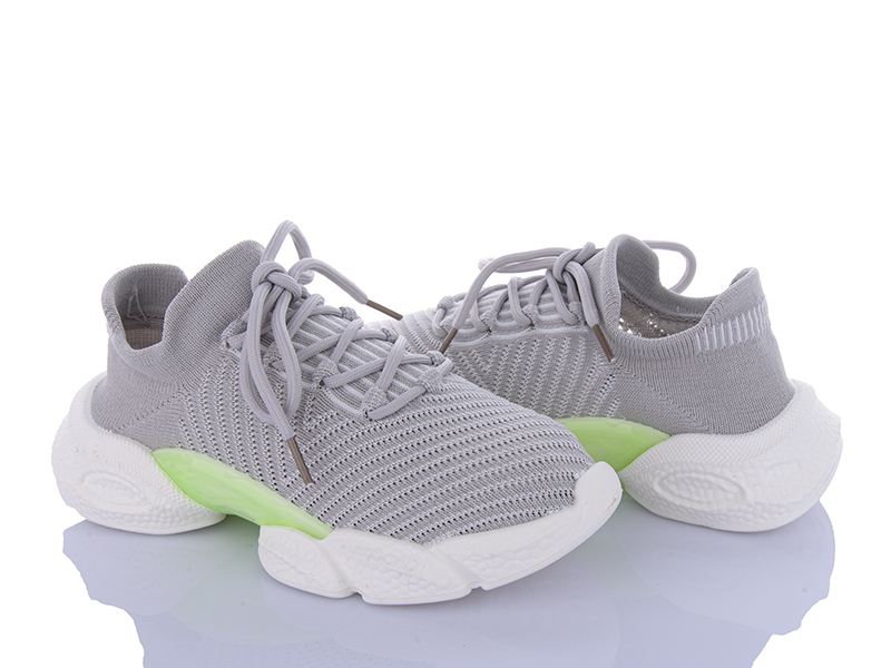 Кроссовки Violeta (36-40) 182-40-182-45 grey (лето)