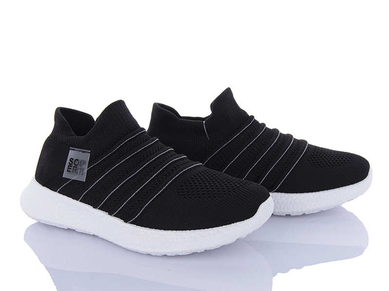 Кроссовки Violeta (36-40) 182-43 black (деми)