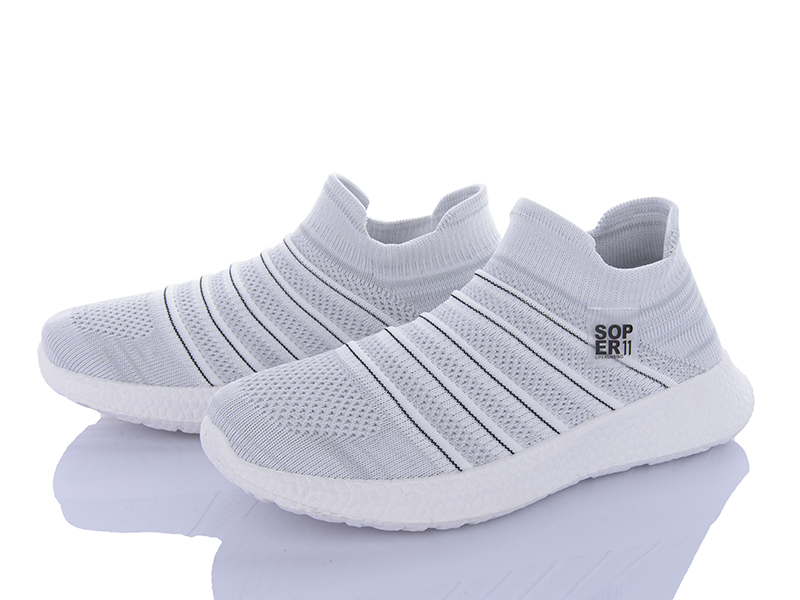 Кроссовки Violeta (36-40) 182-43 l.grey (деми)