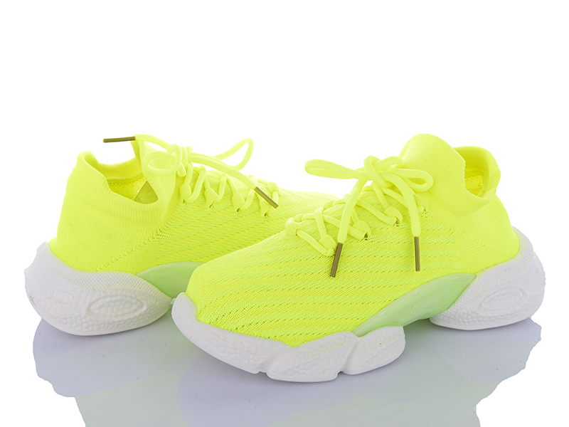 Кроссовки Violeta (36-40) 182-44 green (лето)
