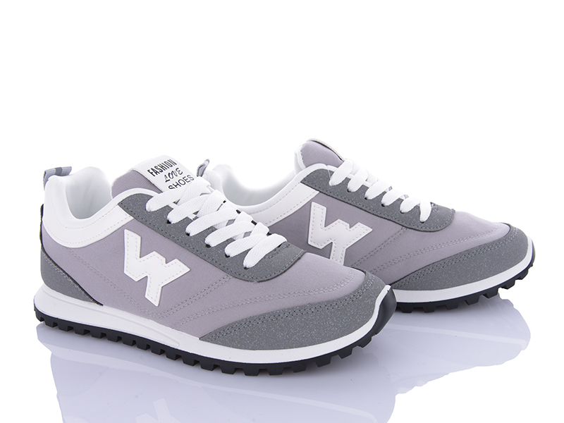 Кроссовки Violeta (36-41) 182-56 d.grey (деми)