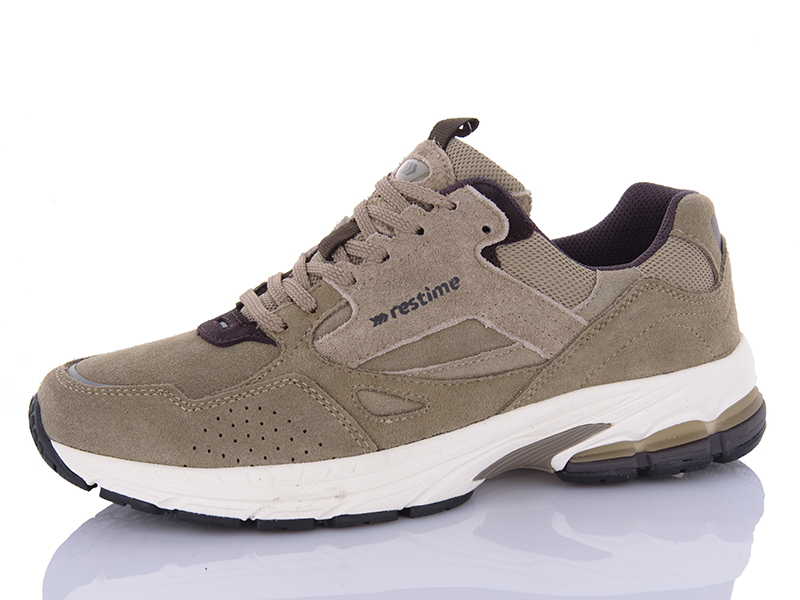 Кроссовки Restime (41-46) HMO24068 brown (деми)