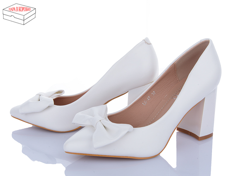 Туфли Vika (35-40) LU47 white (деми)