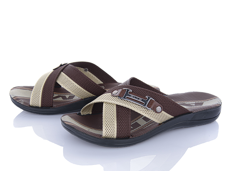 Шлепанцы BIG (40-44) A110 brown (лето)