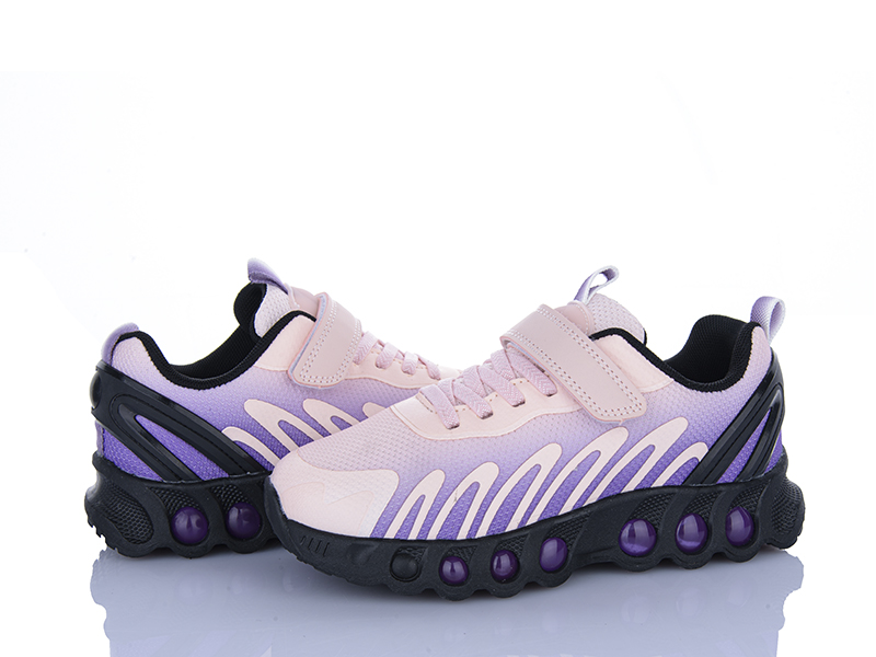 Кроссовки Clibee (31-36) LC1183 purple-black (деми)