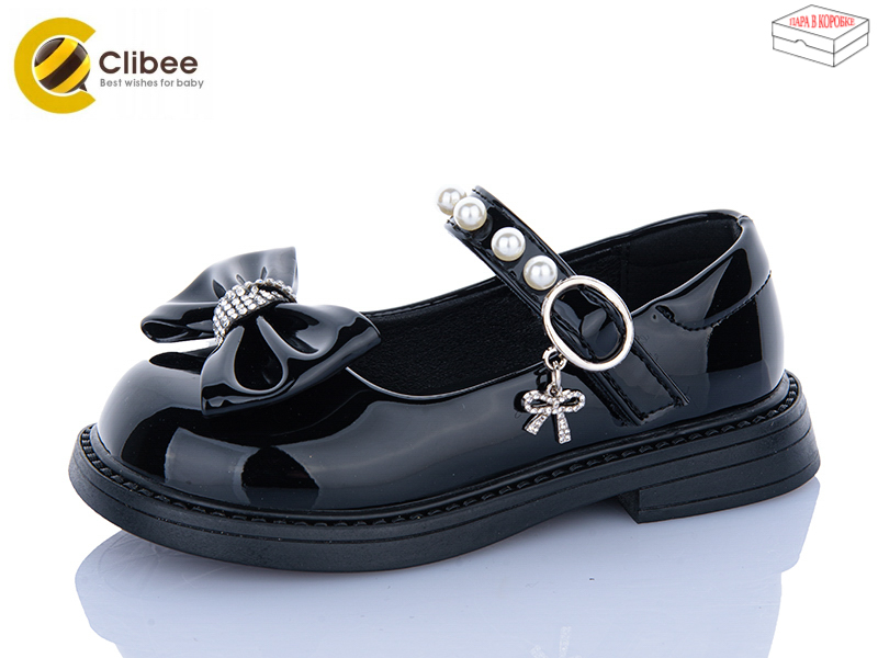 Туфли Clibee-Apawwa (26-30) DB663-1 black (деми)