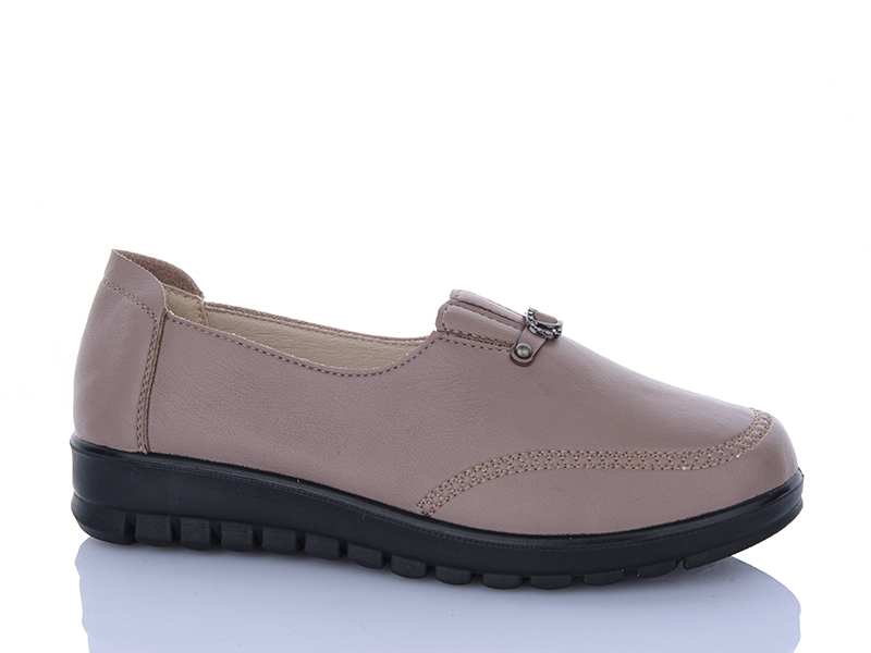 Туфли ABA (38-43) 5503 beige (деми)