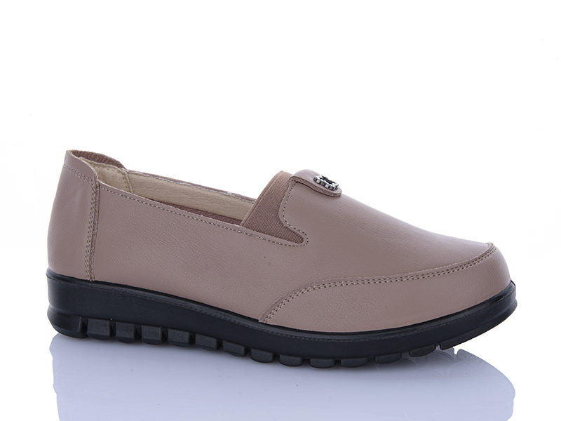 Туфли ABA (38-43) 5507 beige (деми)