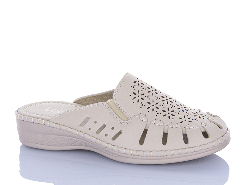 Шлепанцы Leguzaza (37-42) 501-1 beige (лето)