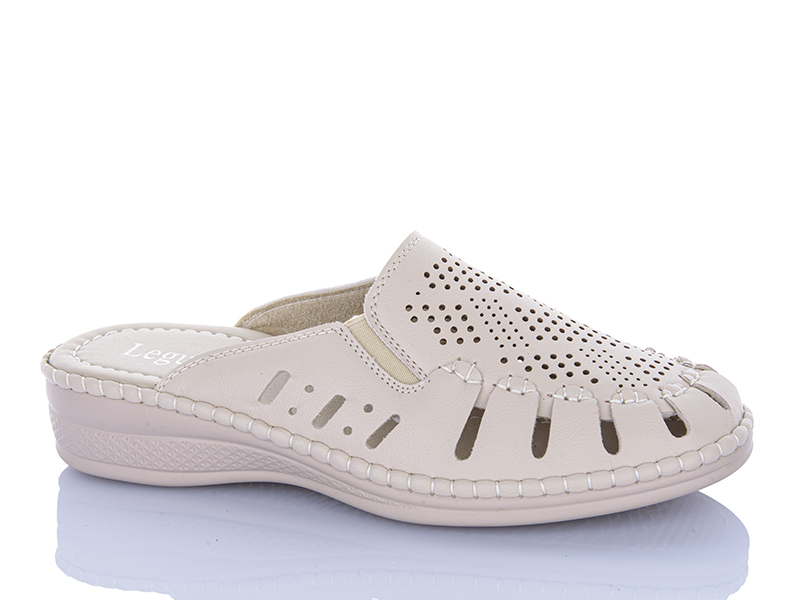 Шлепанцы Leguzaza (37-42) 501-2 beige (лето)