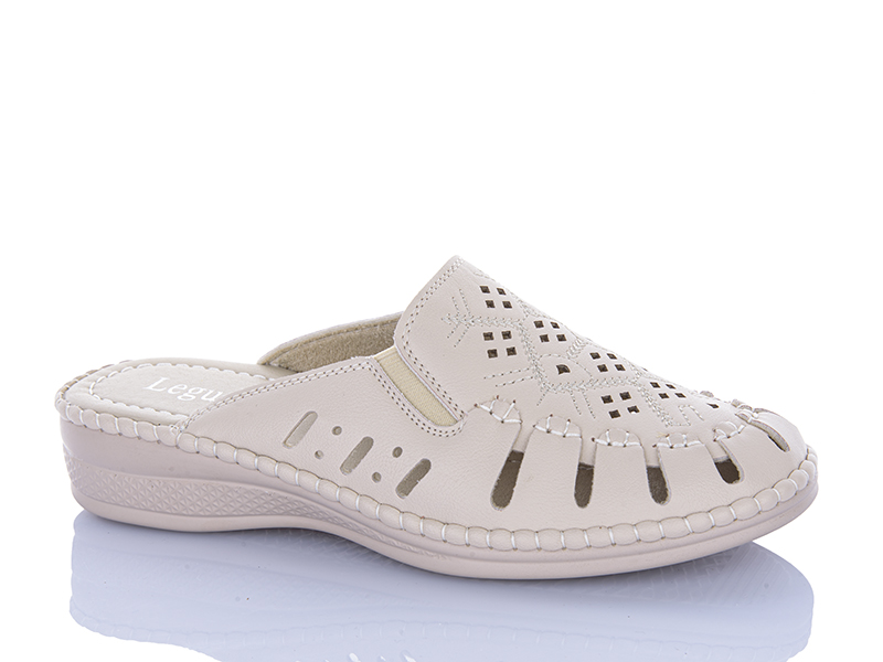 Шлепанцы Leguzaza (37-42) 501-5 beige (лето)