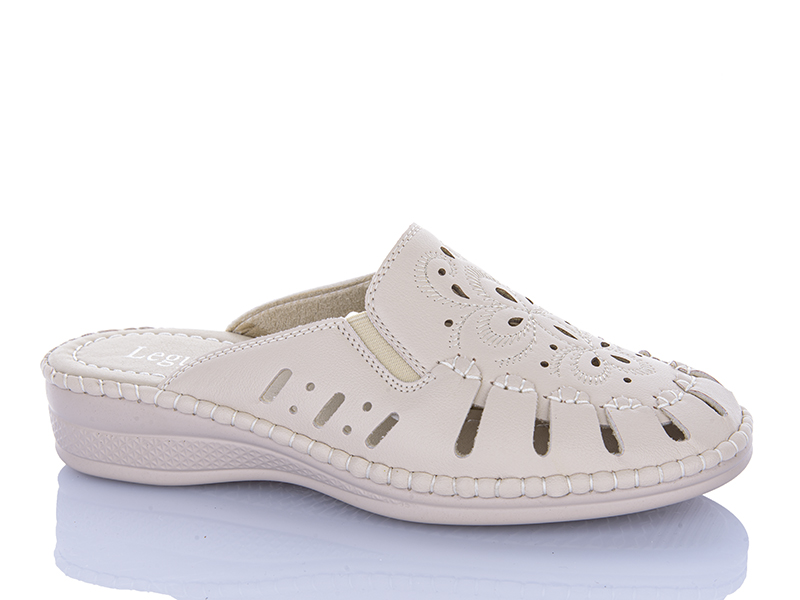Шлепанцы Leguzaza (37-42) 501-6 beige (лето)