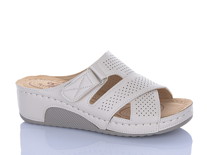 Шлепанцы Leguzaza (37-42) H1-10 beige (лето)