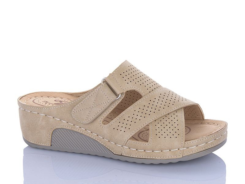 Шлепанцы Leguzaza (37-42) H1-10 d.beige (лето)