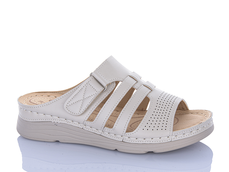 Шлепанцы Leguzaza (37-42) H1-8 beige (лето)