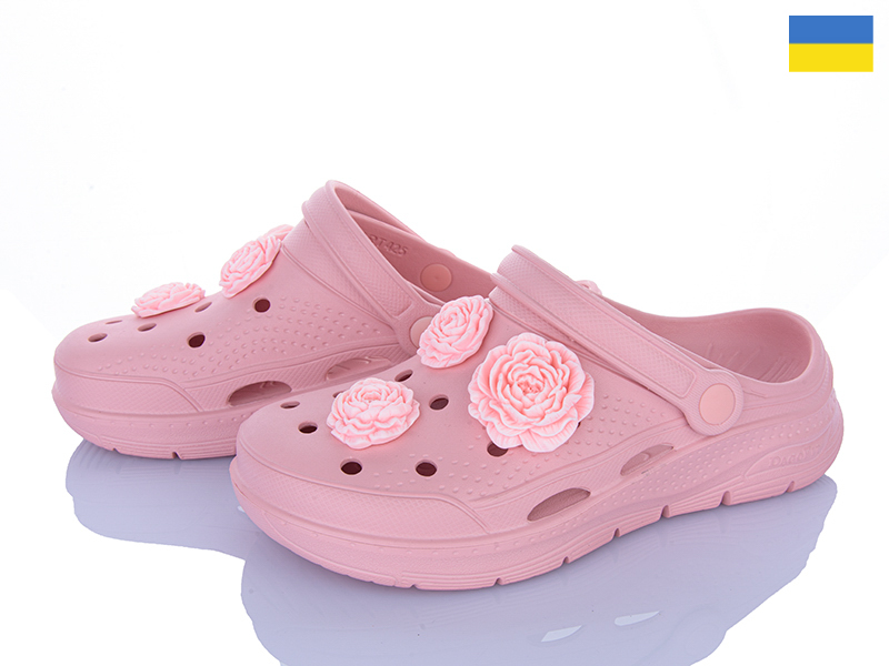 Кроксы Roks (36-41) 411 пудра (лето)