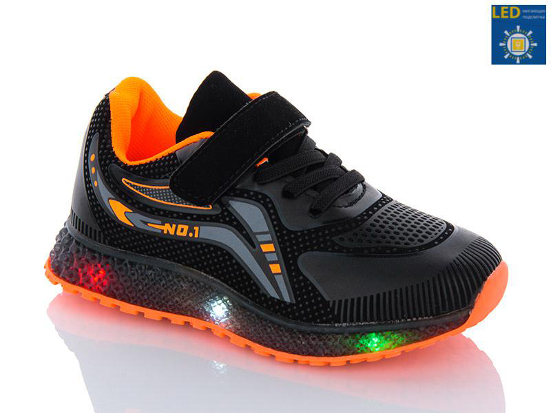 Кроссовки OkShoes (25-30) CP232-3 LED (деми)
