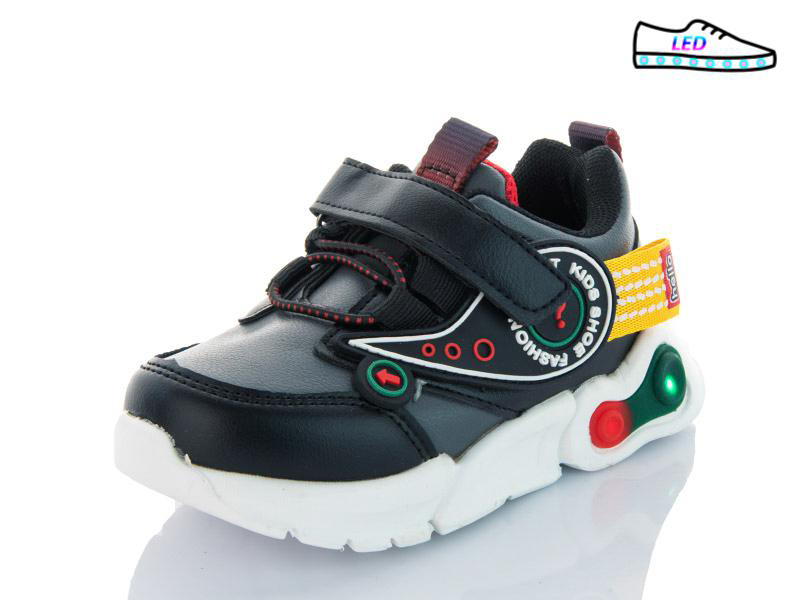 Кроссовки OkShoes (23-28) WM452-5 LED (деми)