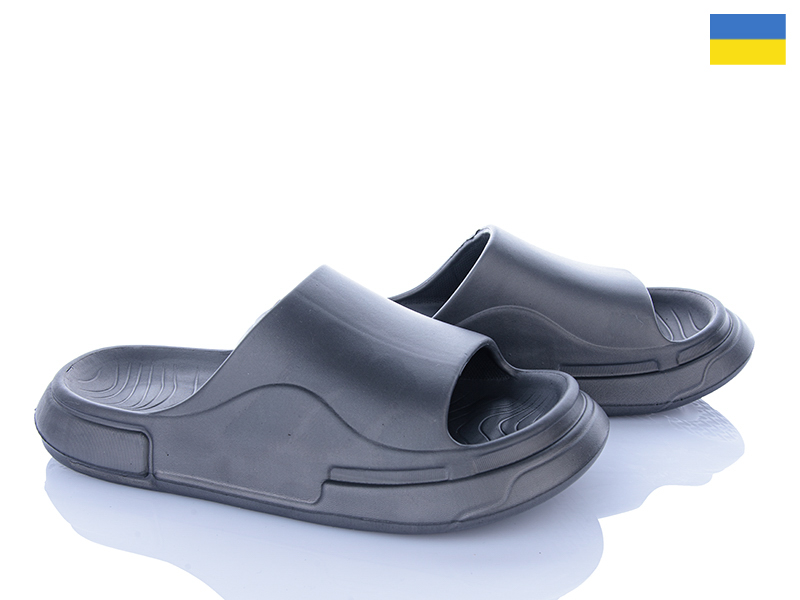 Шлепанцы Roks (41-46) 240 графіт (лето)