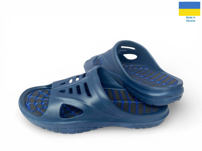 Шлепанцы Rai shoes (41-45) 210 синій (лето)