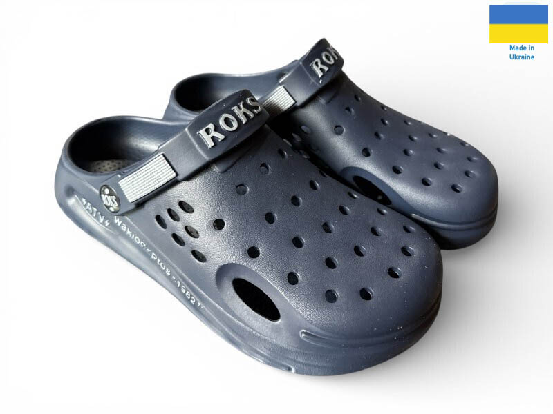 Кроксы Rai shoes (37-41) 517-019 синій (лето)