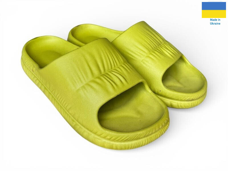 Шлепанцы Rai shoes (36-41) С101 лайм (лето)