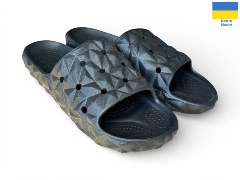 Шлепанцы Rai shoes (36-41) С105 чорний (лето)