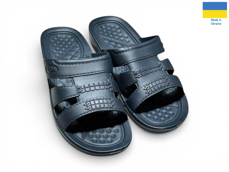 Шлепанцы Rai shoes (41-45) С21 синій (лето)