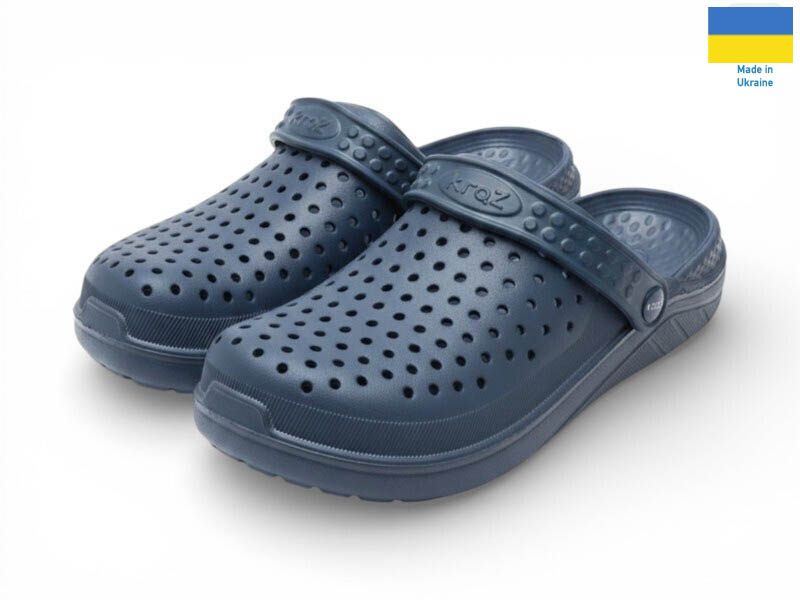 Кроксы Rai shoes (41-45) С68 синій (лето)