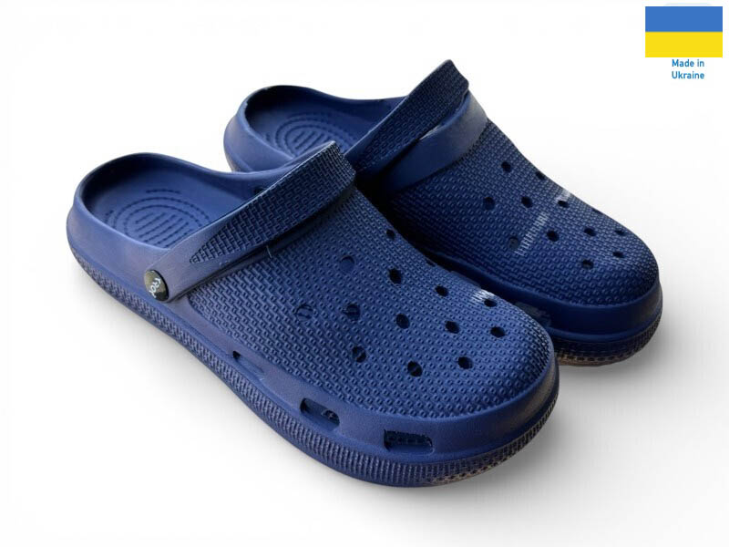 Кроксы Rai shoes (36-41) С98 синій (лето)