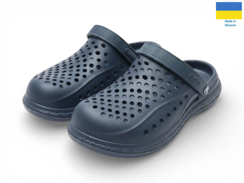 Кроксы Rai shoes (41-45) С99 синій (лето)