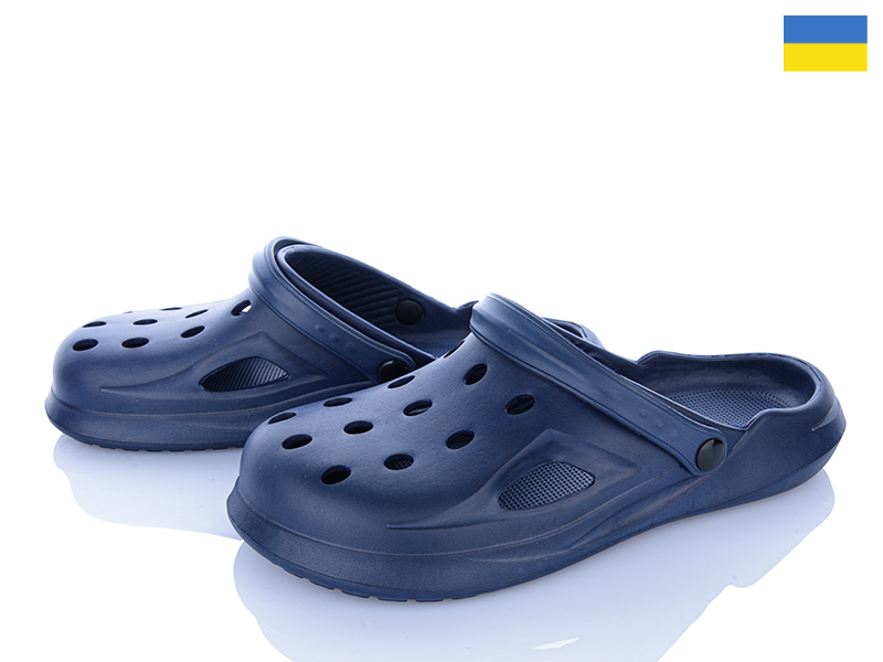 Кроксы Inblu (41-45) 201 т.синій (лето)