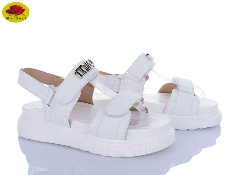 Босоножки Meideli (36-40) K2205-3 white (лето)