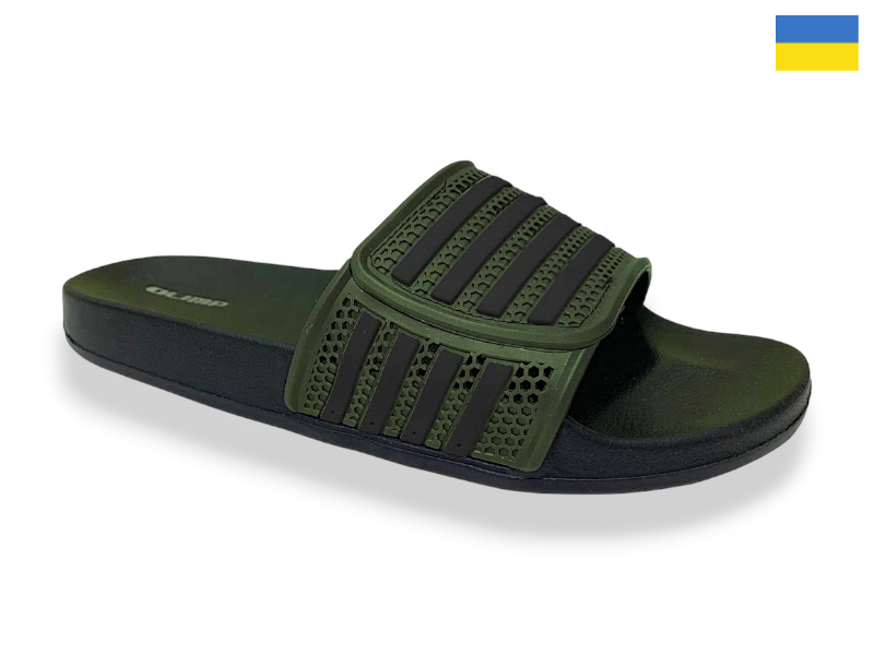 Шлепанцы Rai shoes (40-46) M235 хакі (лето)