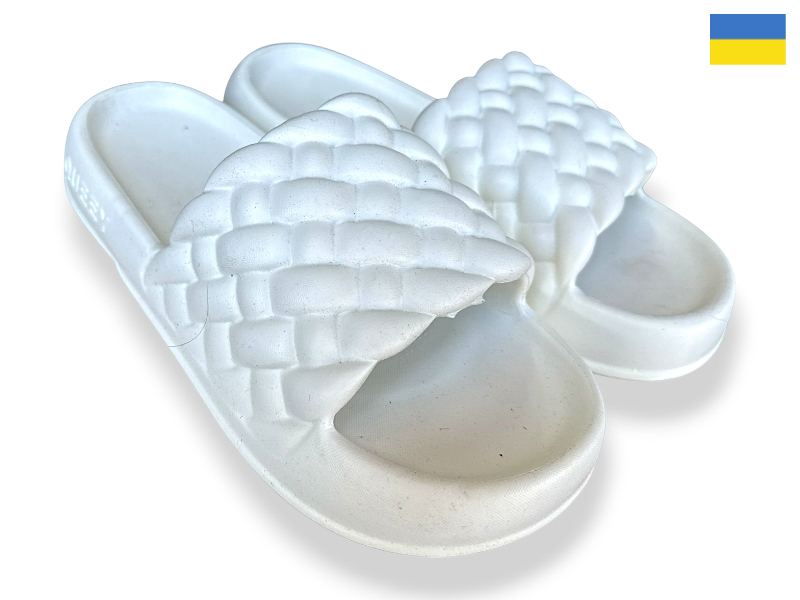 Шлепанцы Rai shoes (36-41) 2001 білий (лето)